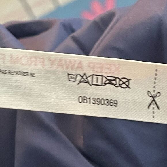 Free People FP Movement Indigo Patch Printed All Prepped Bib Overalls Blue White - Picture 13 of 15